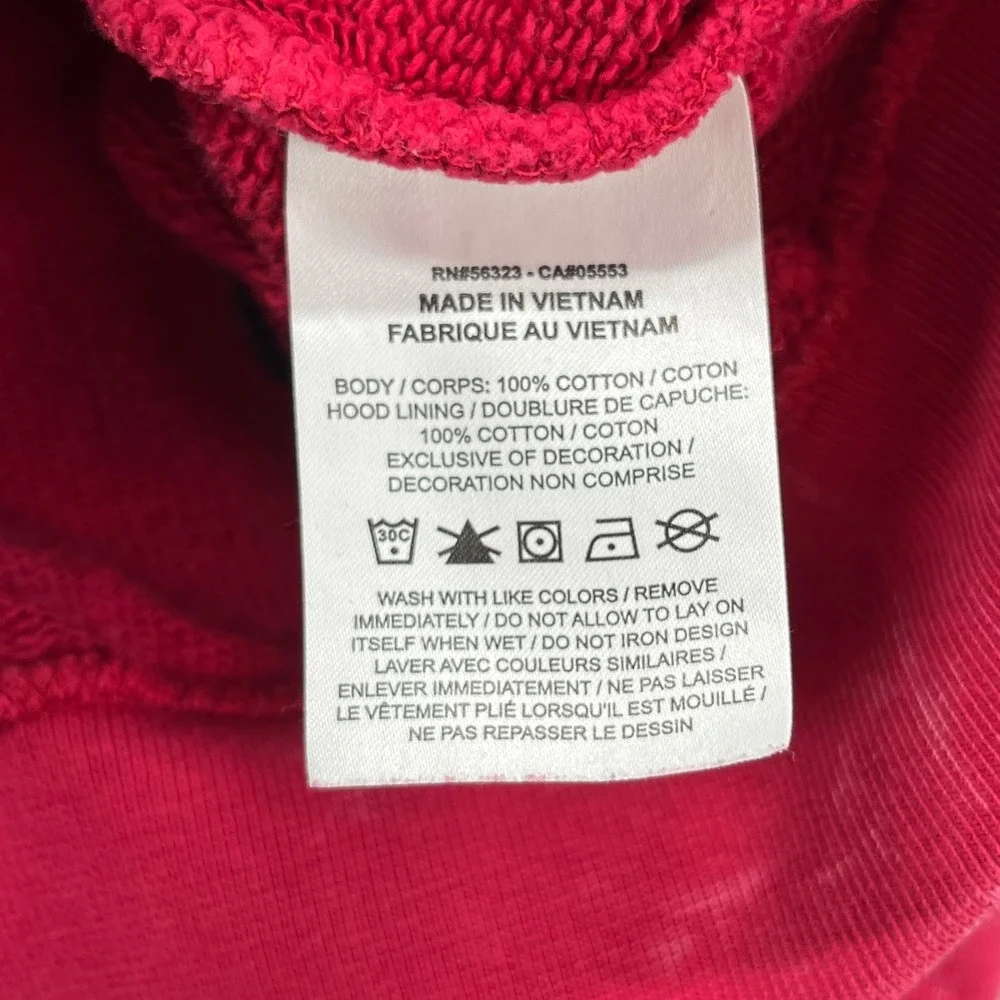 Jordan Hoodie Mens XS Red Acid Wash Flight Tour Cruising Altitude Graphic Fleece